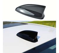 for Civic 2022 2023 2024 2025, Car Shark Fin Antenna Topper Cover Trim Exterior Decoration Sticker for 11th gen Civic Accessories - Glossy Black
