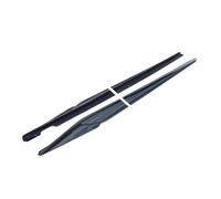 For Civic 23 11th Side Skirts Two Section Style Body Kit Spoiler Diffuser Side Skirt Extensions(Black-red)