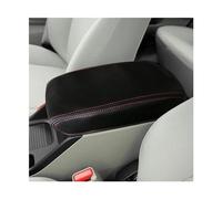 For CIVIC 9th Gen 2012 2013 2014 2015 Car Center Control Armrest Box Cover Interior Accessories WEFOLCC(Black Red line)