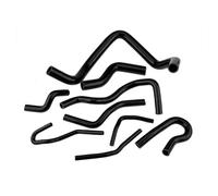 for Civic D15 D16 SOHC EG/EK 1992 1993 1994 1995 1996 1997 1998 1999 2000 Silicone Auto Radiator Hose Set Turbo Hose(Black)