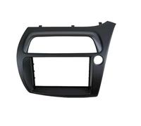 For Civic Double Din Fascia Radio Dvd Stereo Cd Panel Dash Mounting Installation Trim Kit Face Frame Bezel With Wire Harne(Frame,RHD)