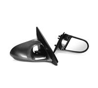 For Civic EG 2Dr 1992-1995 Pair Car Door Side View Mirror Black Manual Adjustable Rearview Mirror Wing Mirror Unit(Carbon Fiber Look)