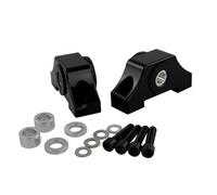 For Civic EG EK Jdm Engine Billet Motor Torque Mount Kit B16 B18 B20 D16 D15 WLR-MTM01 Engine Transmission Mount(Black)