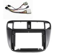 For Civic EJ EK EM 1995-2001 9"Car DVD Frame Audio Dashboard Trim Panel Radio Large Screen Multimedia Player DYDGUTUFB(Right wheel-cord)