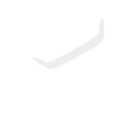For Civic EK3 1996-2000 Trunk Lip Spoiler ABS Plastic Black Car Tail Lid Wings Tuning Body Kit Exterior Styling Of the Car(White)