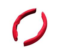 For Civic For Accord For CRV For Jazz For Odyssey For Prelude For Insight For Legend Style Suede Leather Wheeles Cover(2Pc-red)