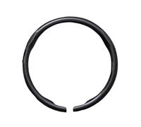 For Civic For Fit For Jazz For Accord For Pilot CRV For Odyssey For Passport For City HRV Suede Steering Wheel Cover Steering Wheel Cover(Carbon fiber black-O)