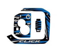 for Click 125i Click 125 I V2 Motorcycle Ignition Engine Start Cover Reflective Stickers Moto Key Hole Decal Accessories