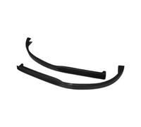 For Clio 3 2005-2013 2Pcs Front Bumper Lip Body Kit Spoiler Splitter Diffuser ABS Plastic Tuning Parts Front Spoiler Splitter(RED)