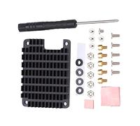 For CM4 Heatsink, Reserved Hole Design Heat Sink For Raspberry Pi Electronic Component with Screwdrive Screws For Raspberry Pi CM4 Dedicated Heat Sink