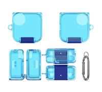 For CMF Buds Pro 2/Buds 2 Plus 2025 Case Cover Headphones Case(Transparent Blue)
