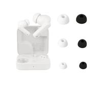 For CMF by NOTHING BUDS Pro 2 Earbuds Eartips Earcap Ear Tips Cover Silicone S/M/L Replacement For CMF by NOTHING BUDS Pro 2 Earphone 6pcs (WHITE)