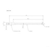 for CMM Thread Stylus with Mount, Ru by Ball Tip and Ceramic Extension Stem, Compatible with Coordinate Measuring Machines for Industrial Testing(A-5000-3712)