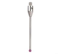 For CMM Touch Probe Replacement, Carbide Stem Stylus with Thread Shank & Red Ball Tip for Measurement, Compatible with Models A-5003-4792(A-5003-3680)