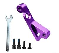 For CNC Alloy For Bicycle Disc Brake Adapter | Side Mount to Flat Mount Caliper Shifter for 160mm 180mm Rotors | Compatible with Hope and For Campagnolo | Black(Purple)
