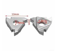 for CNC Carbide Turning Inserts Set, 10pcs Assorted Metal Lathe Cutter Tips and for Steel, Cast Iron, Stainless Steel and Aluminum, Industrial(16ER AG60)