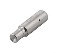 for CNC EDM Drill Ceramic Electrode 0.15-3.0mm with Fine Hole Discharge Punch Guide for Wire Cutting Machine, 30mm Silver Ceramic Nozzle(0.4MM)
