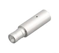 for CNC EDM Drill Ceramic Electrode 0.15-3.0mm with Fine Hole Discharge Punch Guide for Wire Cutting Machine, 30mm Silver Ceramic Nozzle(1.0MM)