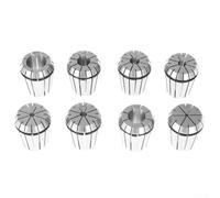 for CNC Equipment Essentials Multi Size Spring Collet Collection (ER11 ER40) Maximum Compatibility in Operations (8pcs ER32（1/8-3/4）)