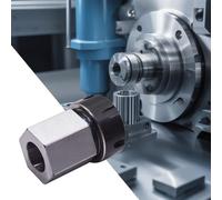 for CNC Lathe Hex Chuck Block Set ER25 ER32 ER40 Collet Block for Efficient Rotary Engraving (ER25)