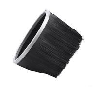 for CNC Spindle Brush Dust Collector Cover with Magnetic Two-Piece Design for 52mm 65mm 80mm Diameter Spindles, Nylon Bristles for CNC Ro(80mm Brush)