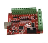 for CNC USB Controller Card for Breakout Board - 100kHz Step Pulse Frequency, 4-Axis Interface Driver Motion Control with 24V DC Power Support