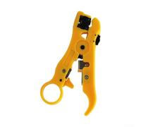 for coaxial Cable Stripper for RG-59 RG-6 RG-11 - Adjustable SK5 Network Wire Tool 124mm(Yellow)