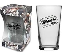 for-collectors-only Judas Priest Glass British Steel Beer Glass Long Drink Glass XL Drinking Glass Pint Glass