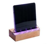 for Compact 5V Solar Panel 70x70mm Ambient Light Energy for capture | Harvests LED Light, 5V Output For IoT, 4mm Tempered Glass, Moisture Resistant, for ideal For DIY Projects