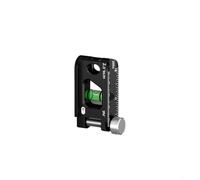for Compact Magnetic Level Ruler, Cast Aluminum Multi-Angle Gauge with Clamp and for V-Groove, Portable Measuring for Electricians and Plumbers(Black 2.5 inches)