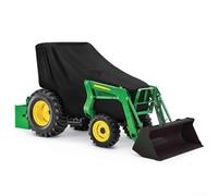 For Compact Utility Tractor Cover Made from Weather Resistant 420D Oxford Material Featuring Adjustable Buckle and Elastic Cord for Secure Fit
