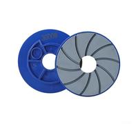 For Concrete Floor Grinding Wheel 4 Inch Snail Lock Edge Polishing Pads for Marble Granite with 50 to 3000 Grit Range (Grit 3000)