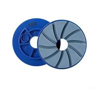 For Concrete Floor Grinding Wheel 4 Inch Snail Lock Edge Polishing Pads for Marble Granite with 50 to 3000 Grit Range (Grit 400)