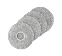 For Conga 10090 AI Spin Evolution Ultra Power Compatible Mop Cloths Made from Microfiber for Repeated Use (4 PACK)