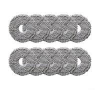 For Conga 20090 Pro Ai For Infinity Soap And Spa Mop Cloth Compatible With For Polaris Pvcrac 7790 For Iq Home Blue Microfiber Replacement Pad 4 Pack(10 PACK)