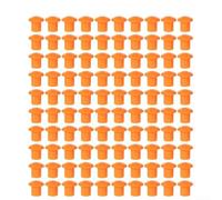 For Construction Teams Orange Mushroom Tools 100 Pcs Provide Repeatable Coverage Performance for Sizes Ranging From 10M to 25M