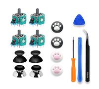 For Controller 3D Analog Joystick Thumb Sticks Adjustable Resistor Replacement Repair Parts with Repair Screwdriver Kit Joystick Repair Kit Sensor Module Gaming Controller Repair Joysticks Part with