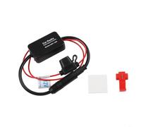 for Copper Wire Car for aerial Amp 33cm Low Noise Filter for | Boosts weak signals, reduces static noise, compatible FM AM stations, easy install, clear reception
