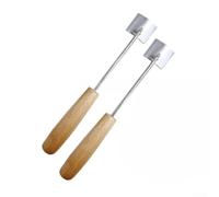 For Corn on the Cob Stripper Tool Featuring Stainless Steel Blade and Wooden Handle for Comfortable and Safe Kernel Removal (2pcs)