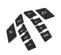 For Corvette for c6 For Chevrolet Malibu For Pontiac for g6 Steering Whee | Button Repair Decals Stickers Quality ABS Material Black Color Set To Cover Worn Buttons And for restore Light Fun