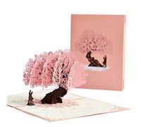 For Couple Peach Blossom Greeting Card Vlanetines Day Cards With Envelope For Wedding Birthday Anniversary Wife Husband Handmade Gift Valentines Day Greeting Cards Kids