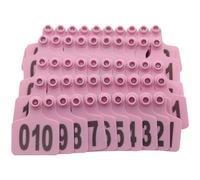 for Cows Goats Sheep with Number 001-100/101-200/201-300/301-400/401-500 Livestock Animal Marking T101-200 Maroon/Red/101-200(Pink,101 200)