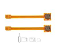 for CPE Wireless Routers Mini Walkman Wifi Devices, Nano to Nano Sim Card Extension Cable Adapter Extender FPC Cable Test Board Circuit Board Reader Length 3.9in/10cm (2pcs)