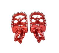 For CR 125 R For CR 250 R For CRF 150 R For CRF 250 R Motorcycle Aluminum Foot Pegs Rests Pedals Footpegs Motorcycle Pedals(Red)