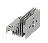 For Cr-eality K1 Series Radiator Metal Heat Sink One-Piece Throat Ceramic Heating Head Kits for K1 K1C K1 MAX 3D Printer Parts