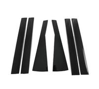 For CR-V 2023 2024 2025+ Car Window Molding Strip Pillar Side Cover Trim Accessories(Black pillar)