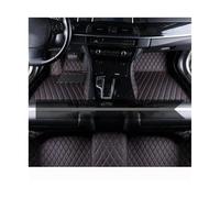 For CR-V CRV 2007 2008 2009 2010 2011 LHD Car Floor Mats Auto Interior Carpets Custom Waterproof Leather Rugs(Black and Red,LHD)