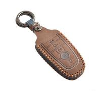 for Crazy Horse Leather Key Case for Ford Explorer 2022 for Crazy | Soft touch inner lining, shock absorption, prevents scratches, compatible with 2017-2022 models, easy install(Brown)