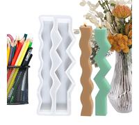 For Creating, Column Mould with Long Wave, Soap Mould with Easy Release | For Soap, Crafts, Home Decoration, Resin Casting, Festivals