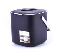 for Creative 2 Tiers Compost Bin with Handle Compost Drainer Rubbish Recycling Bin for Indoor Food Scraps Compost Contai